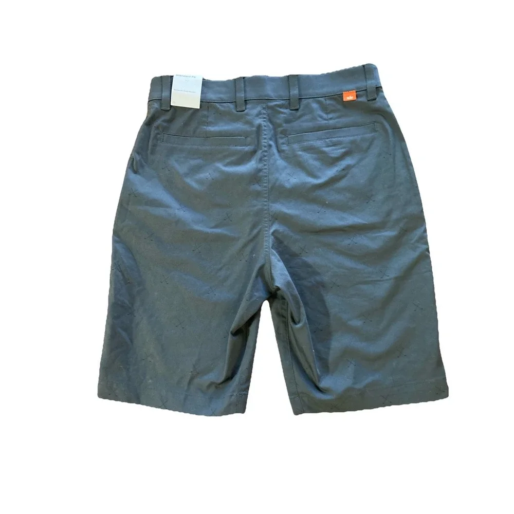 Nike Printed Chino Shorts mens Sz 30 New Grey Standard Fit Golf Clubs DA2892-07‎